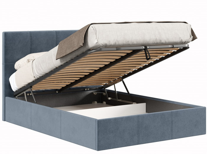 Кровать с подъёмным механизмом 1800 Марсель, темно-серый