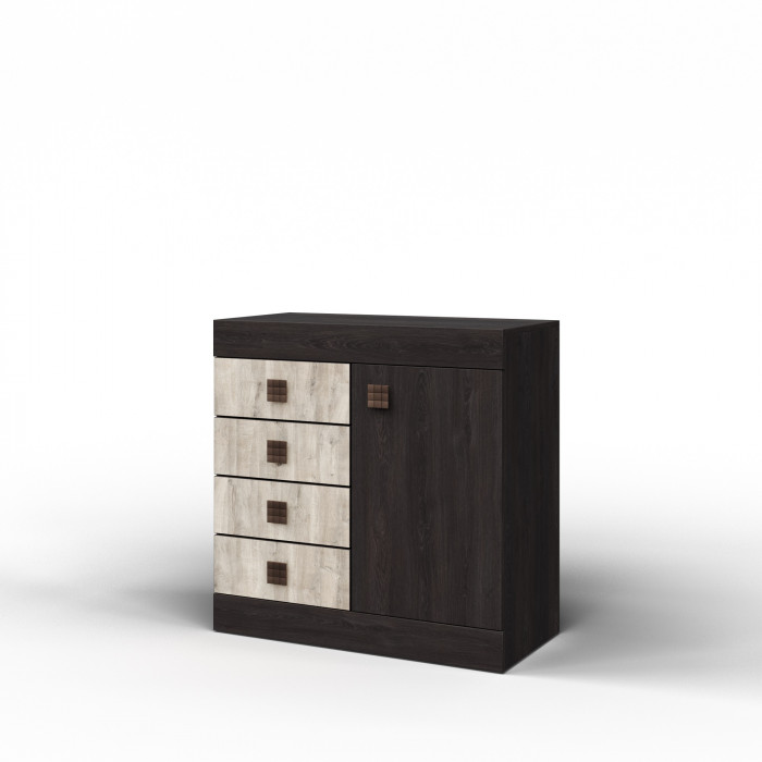 Набор мебели для спальни "Лондон" - Дуб кентерберри/Сосна натуральная