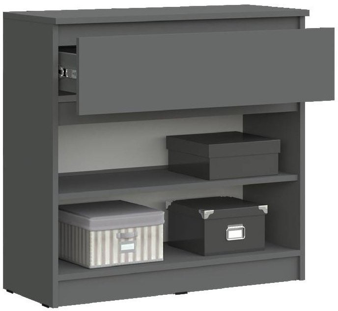 Челси Комод 800 (1 ящик 2 двери) (Дуб Сонома, Дуб Сонома)