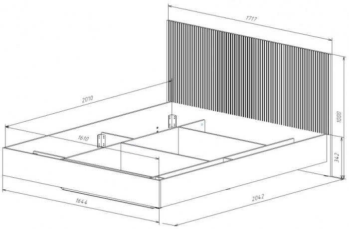 Модульная спальня Селена, композиция 1