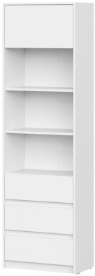 мс Айден СТЛ06-600.3 600х2000х350 белый ЛДСП/белый ЛДСП