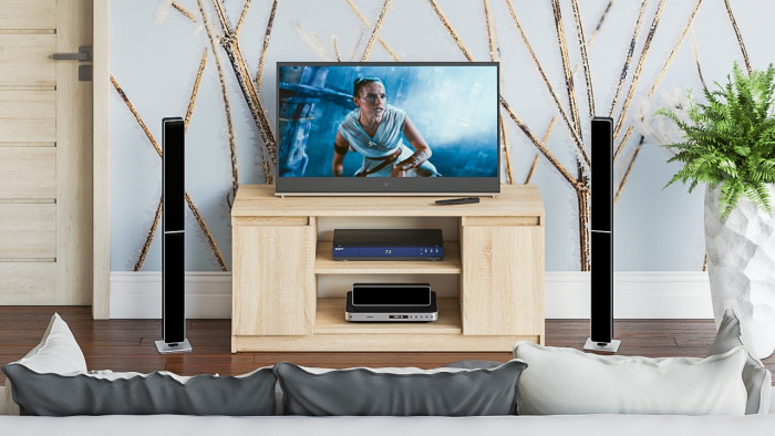 Мори Тумба ТВ МТВ1200.1, цвет дуб сонома, ШхГхВ 120,4х41х54,6 см.