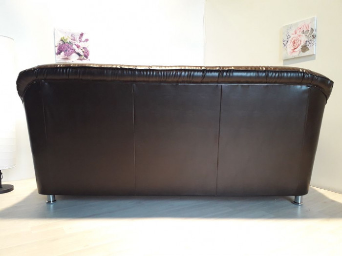 Диван Карелия 3- х местный, коричневый