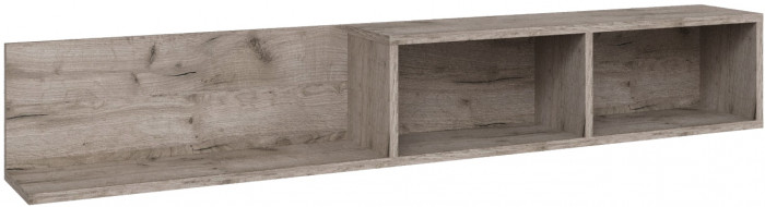 Модульная гостиная Альберо, композиция 2, Крафт серый/Крафт белый