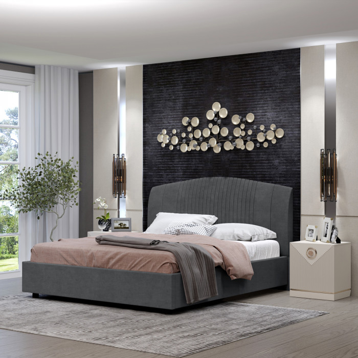 Кровать-12М с подъёмным основанием 1800 графит