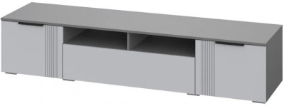 мс для гостиной Альмерия ТБ-2000 серый графит/бархат серый