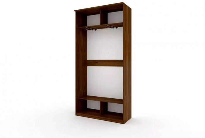 Шкаф купе Модерн 1190х450 2-х дверный зеркальный с пескоструем №3 венге