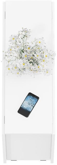 Стол-книжка обеденный МД-СО-04, цвет белый шагрень/ножки хром, ШхГхВ 170х90х74 см., 34х90х74 см. сложенный (Мебельный Двор)