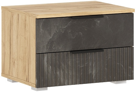 Модульная спальня Марвэл, Дуб крафт/Мальта грей