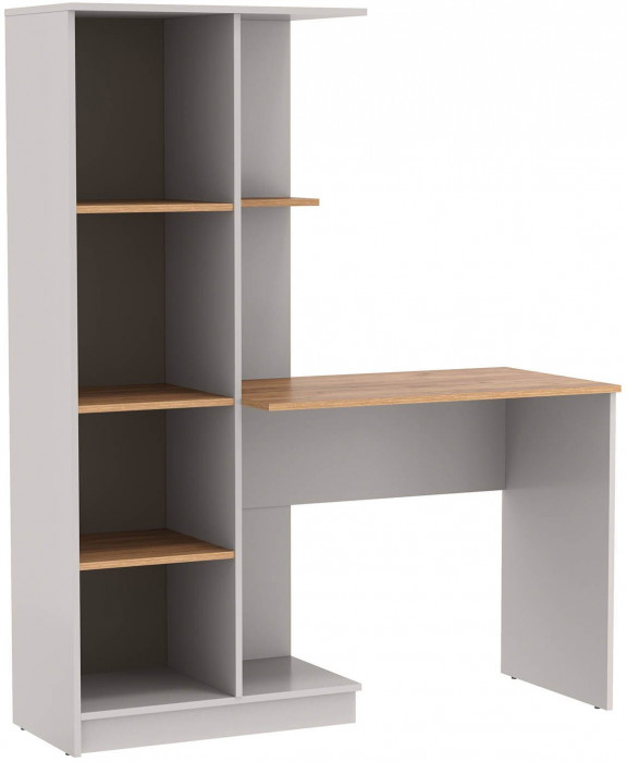 89.15-01 Прайм стол письменный правый кашемир / дуб золотой