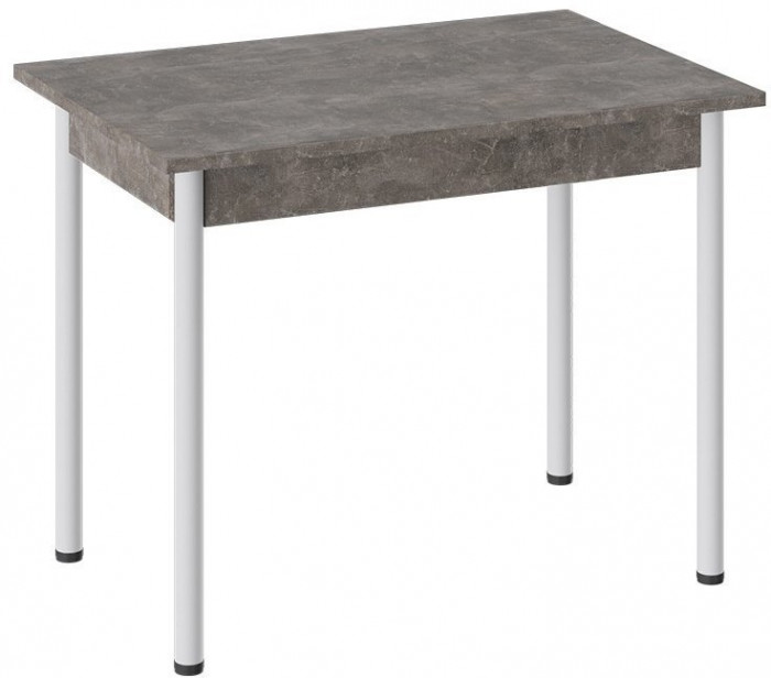 Родос Тип 1 стол с опорой d40 (Черный муар/Ателье темный)