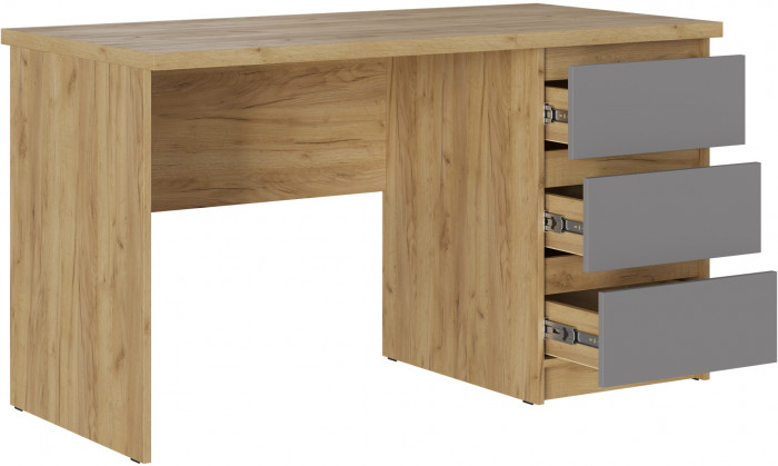 Кабинет Бостон, композиция 4, крафт золотой/серый шифер