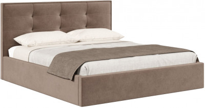 Кровать с подъёмным механизмом 1600 Римини, какао 019