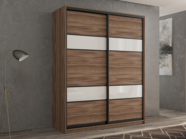 Шкаф-купе Кааппи 8 Орех Тьеполло 140х60х230 см