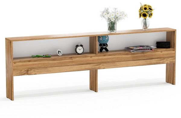 Ксения Прикроватный блок, цвет дуб вотан, ШхГхВ 21,6х221,6х72 см.