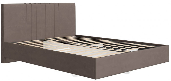 Кровать с латами Соло 140*200, Коричневый