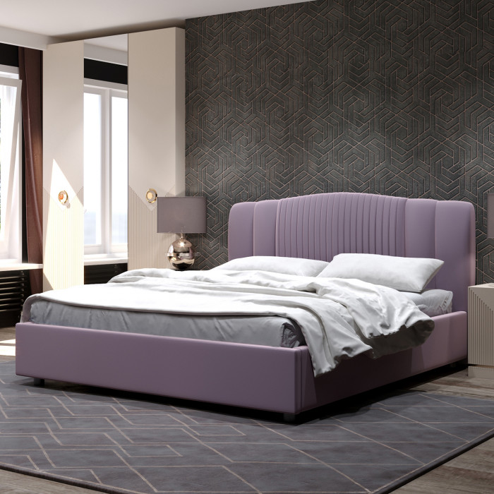 Кровать-12М с подъёмным основанием 1800 лаванда