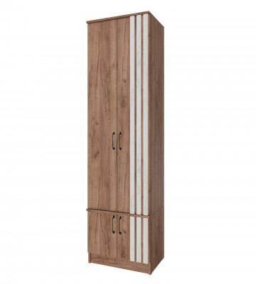 Кано Шкаф 0,6 КПШ-1 дуб крафт табачный/дуб крафт белый