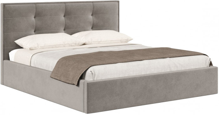 Кровать с подъёмным механизмом 1600 Римини, пепел 112