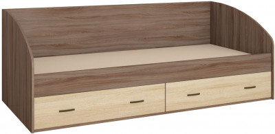 Орион кровать с ящиками (700х1932х850) ясень шимо/дуб сонома