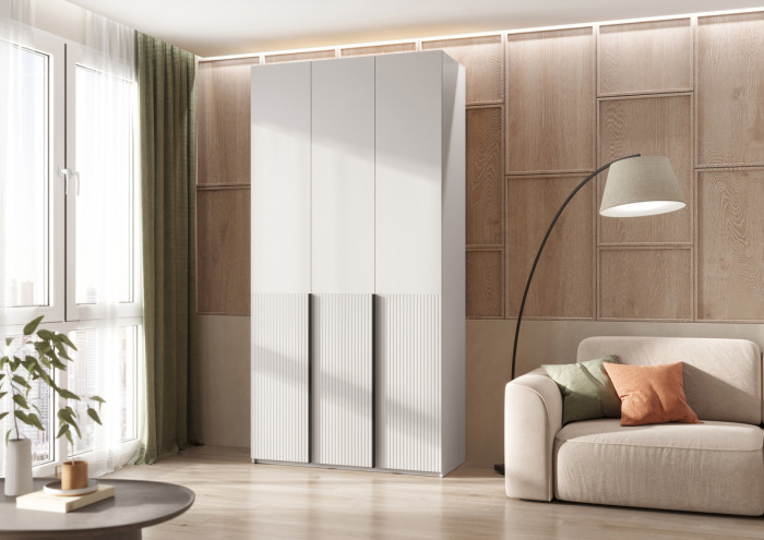 Модульная спальня Марвэл, Белый/Браш вайт