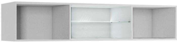 Гостиная Флорис вариант 2 (Белый глянец, Белый)