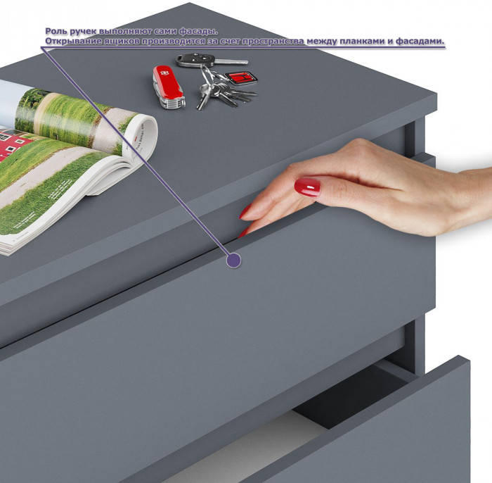 Мори компьютерный стол МС-1 правый + Шкаф МШ1600.1 + Полка 900, графит