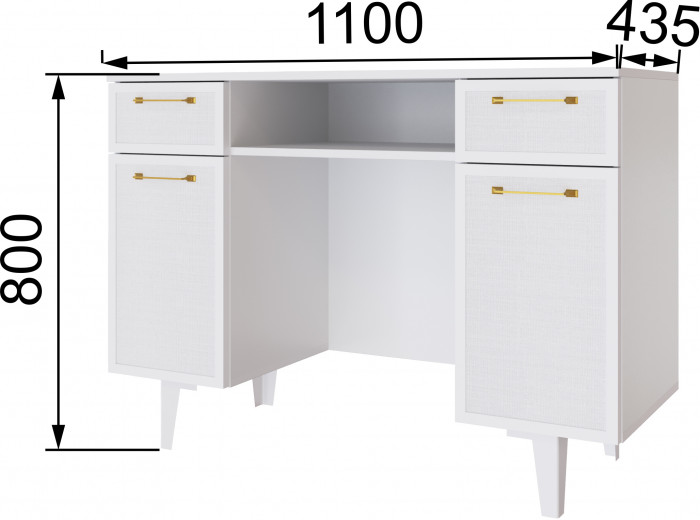 Толедо Стол косметический ТС-20 белый