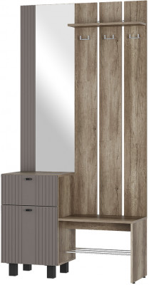 Прихожая Олива ПР-04, Дуб каньон, Муссон софт