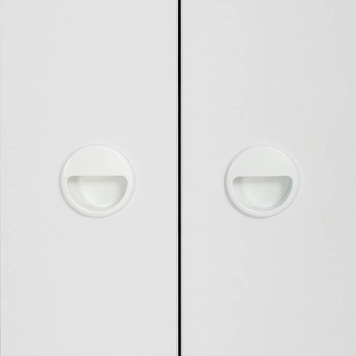 Вуди Компоновка № 21, цвет белый премиум/дуб крафт золотой, ШхГхВ 196х52,7х205 см., универсальная сборка