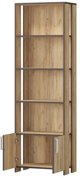 Стеллаж книжный № 1 ЛДСП, крафт золотой (Дуб крафт золотой)