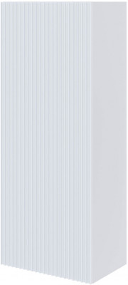 Гостиная Сириния Шкаф навесной белый/МДФ белый снег