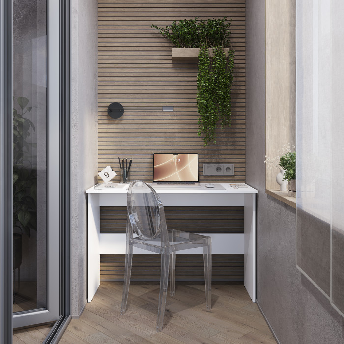 Стол письменный Берг ПС-01, Белый