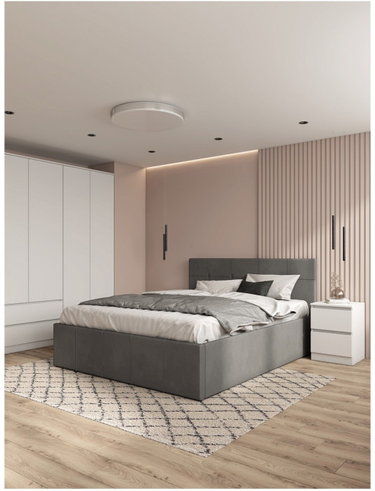 Кровать Лана 160, Синий софт