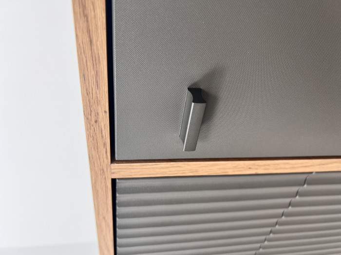 Тумба ТВ Парус-10 дуб крафт золотой/карбон вулкан