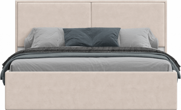 Кровать КР-430-М двуспальная 160, Микровелюр Zeekr-3