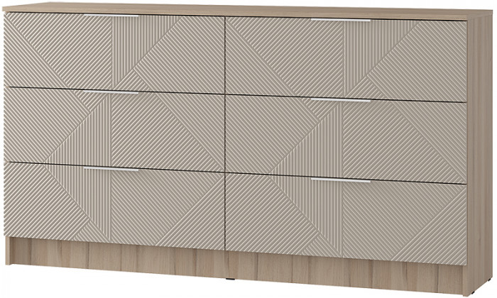 "Эмилия" КМ-04 комод Дуб смоки/Айриш (MF03)