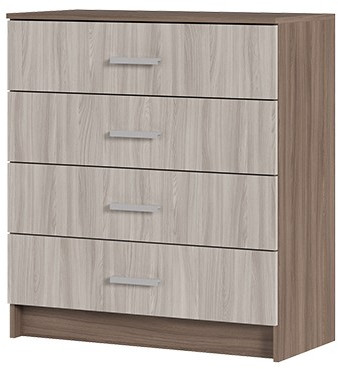 ГАРМОНИЯ КМ 601 комод 4 ящика (0,85х0,934х0,408) шимо темный/шимо светлый