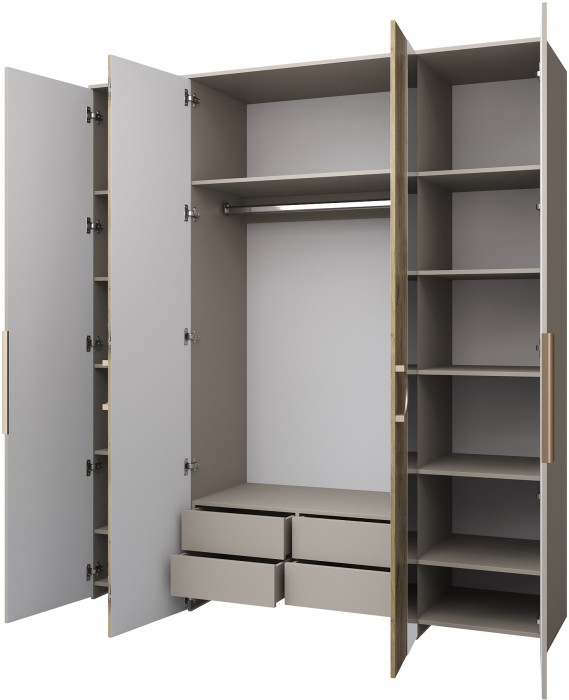 Шкаф для одежды 4-х дверный 