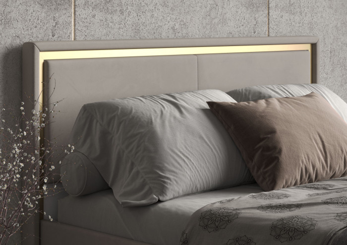 Кровать 120 с ортопед. основанием КР-431-М-12, Микровелюр Zeekr-47