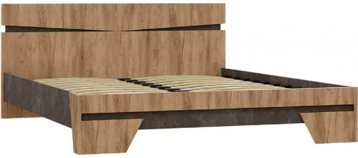 Модульная спальня Соренто (Дуб Крафт / Бетон)