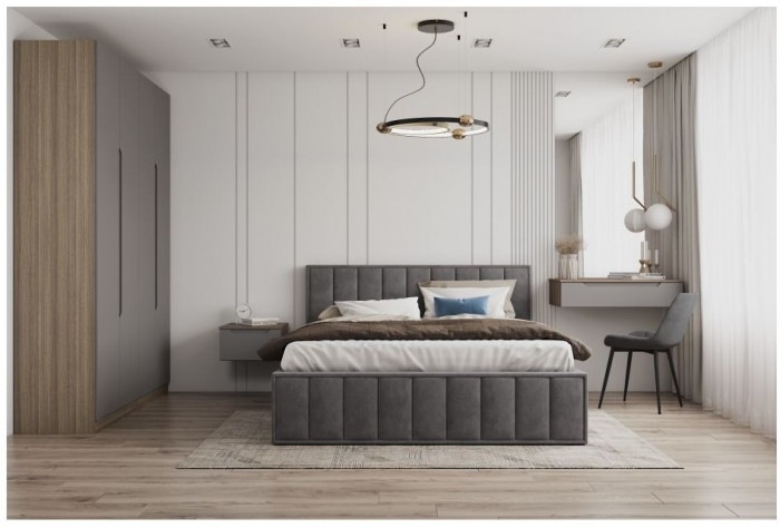 Кровать Лана 160, Зеленый софт