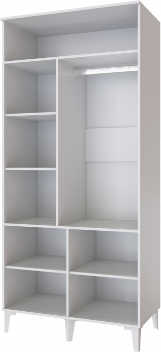 Толедо Шкаф 2-х створчатый (4 фасада) ТШ-22 белый