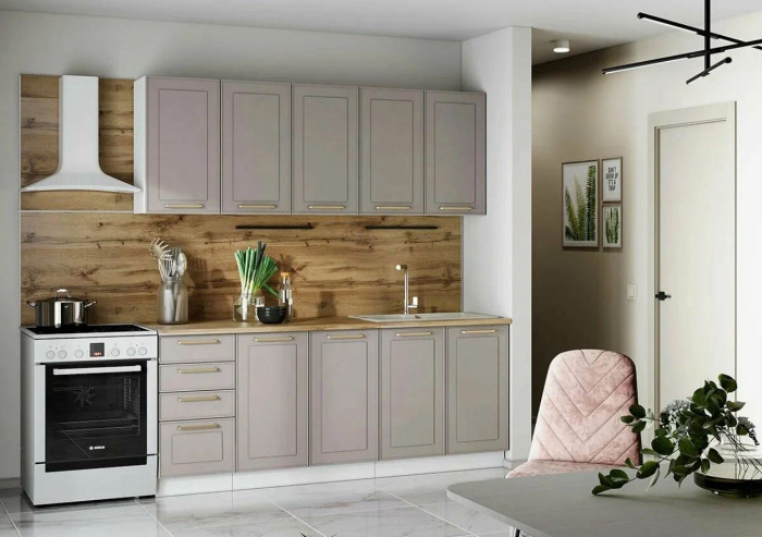 кухня Милена 2,0м белый/макиато