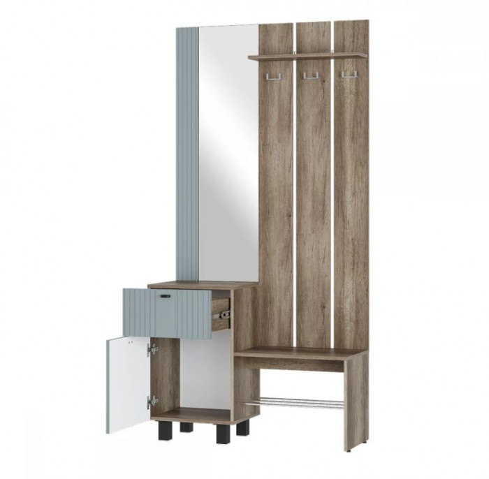 Прихожая "Олива" ПР-04 Дуб каньон/MF11Шарли бриз