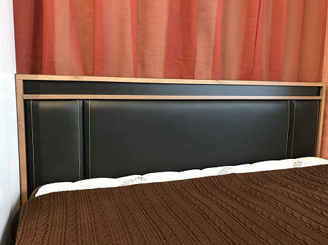 Кровать с ортопедическим основанием (металл) Nature 307 Люкс 160х200, крафт