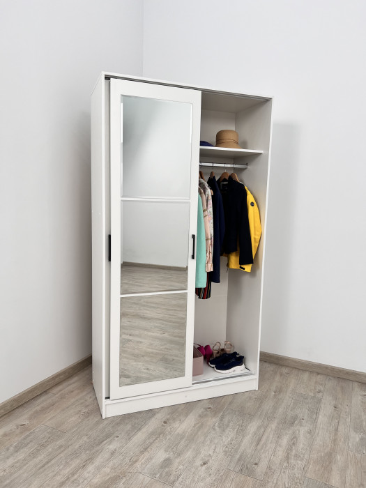 Шкаф-купе Стиль-2 1200, Дуб крафт серый/Камень серый