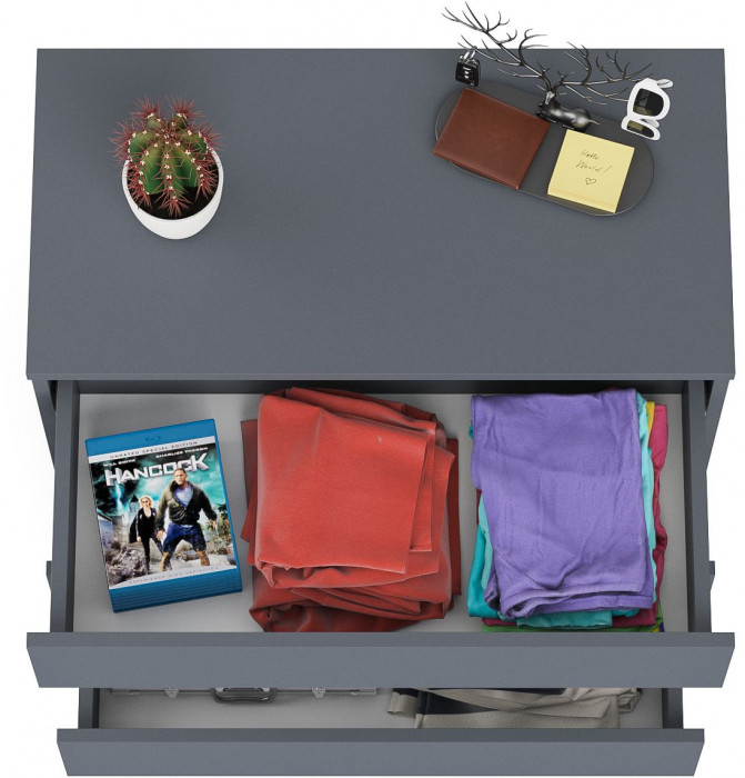 Мори Комод МК800.1, цвет графит, ШхГхВ 80,4х41х73 см.