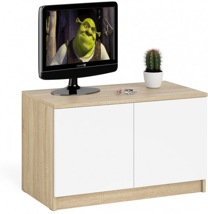 Мори Тумба/антресоль МА900.1, цвет дуб сонома/белый, ШхГхВ 90,4х50,4х54,6 см., подходит для шкафа МШ900.1