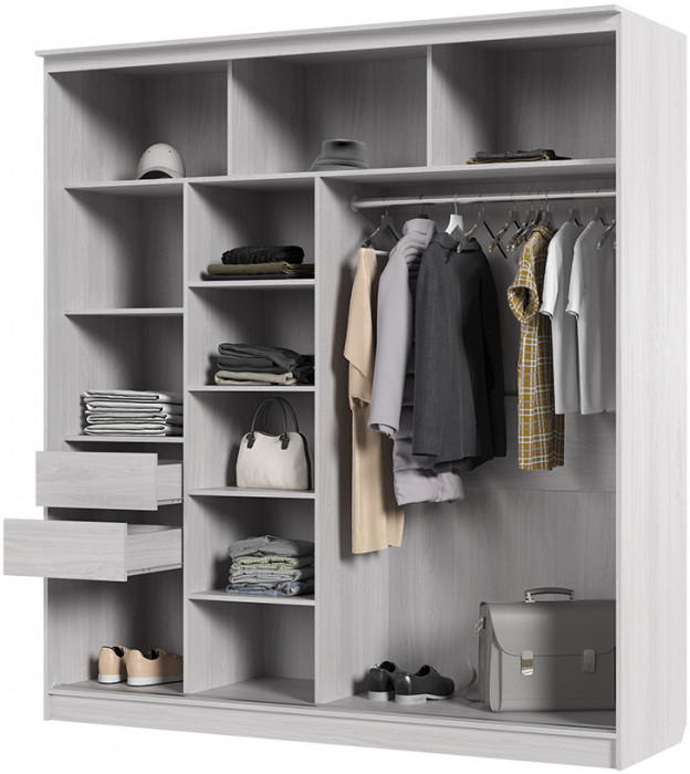 Шкаф-купе Олимп 2 (2000*2200*650) анкор/анкор